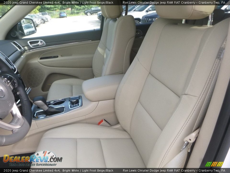 2020 Jeep Grand Cherokee Limited 4x4 Bright White / Light Frost Beige/Black Photo #15