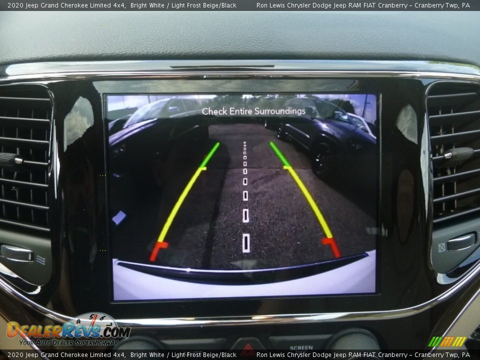 2020 Jeep Grand Cherokee Limited 4x4 Bright White / Light Frost Beige/Black Photo #19