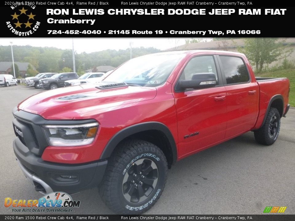 2020 Ram 1500 Rebel Crew Cab 4x4 Flame Red / Black Photo #1