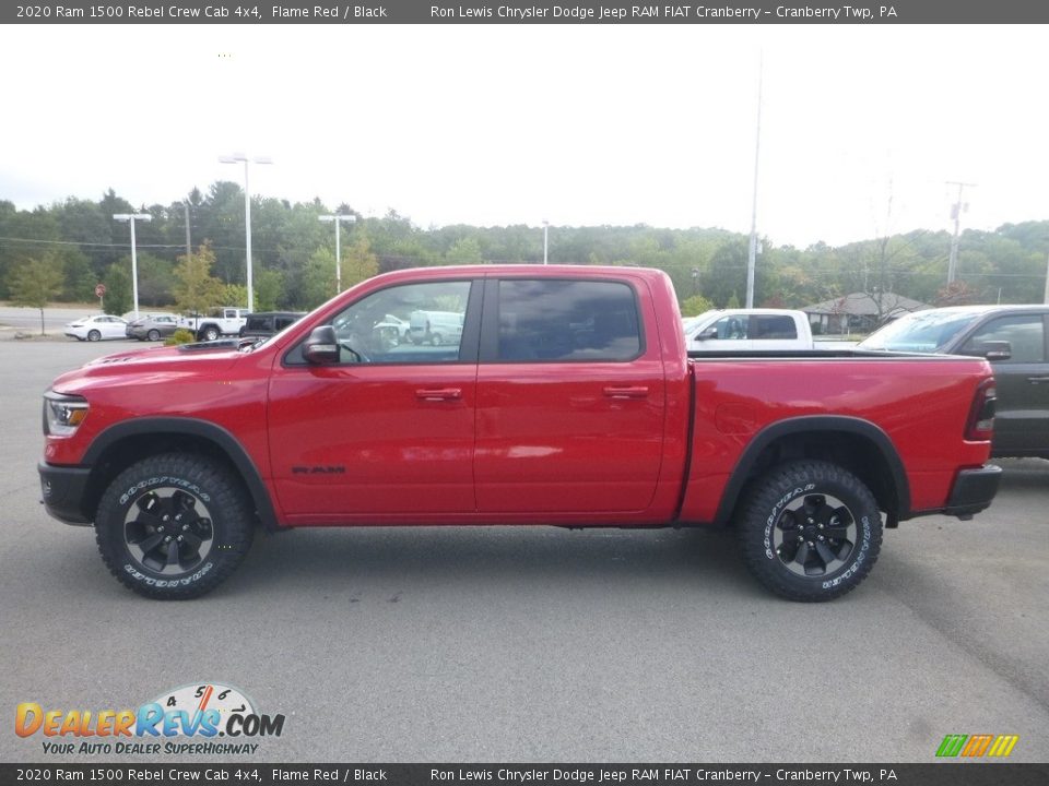 2020 Ram 1500 Rebel Crew Cab 4x4 Flame Red / Black Photo #2