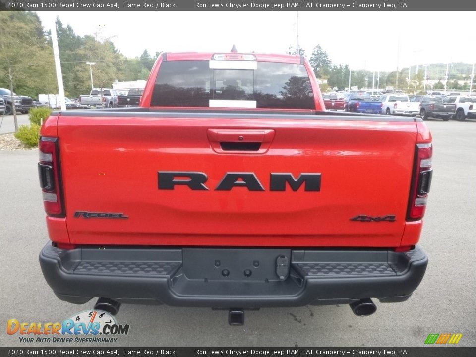 2020 Ram 1500 Rebel Crew Cab 4x4 Flame Red / Black Photo #4