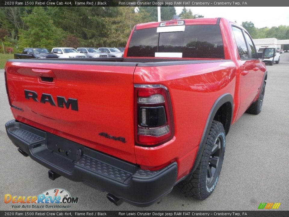 2020 Ram 1500 Rebel Crew Cab 4x4 Flame Red / Black Photo #5