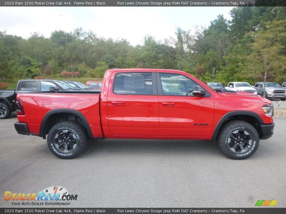 Flame Red 2020 Ram 1500 Rebel Crew Cab 4x4 Photo #6