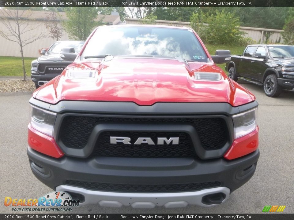 2020 Ram 1500 Rebel Crew Cab 4x4 Flame Red / Black Photo #8