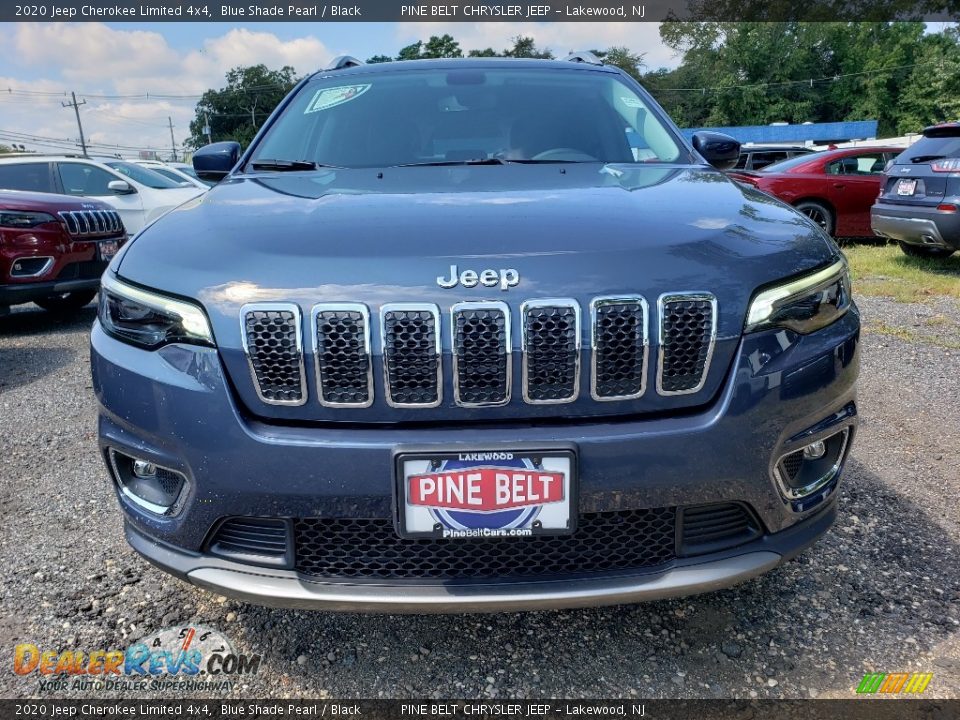 2020 Jeep Cherokee Limited 4x4 Blue Shade Pearl / Black Photo #2