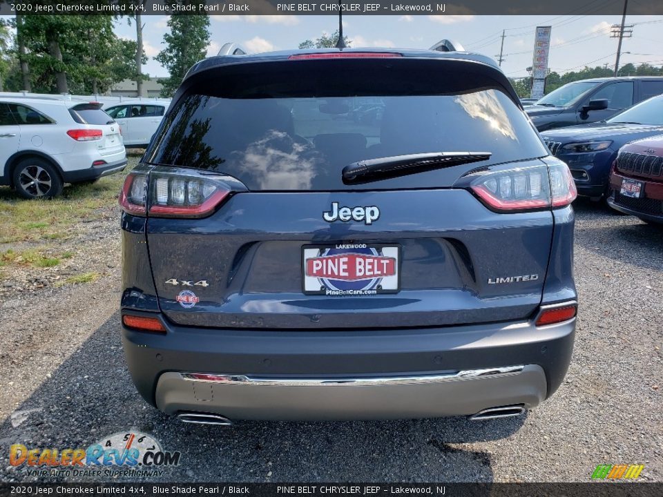 2020 Jeep Cherokee Limited 4x4 Blue Shade Pearl / Black Photo #3