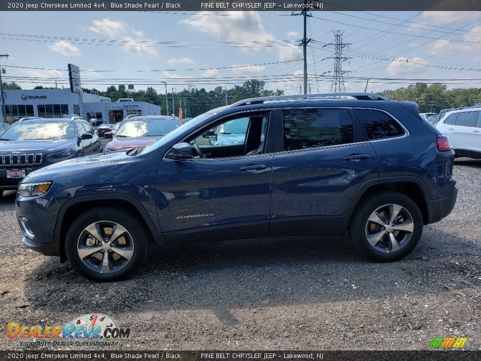 2020 Jeep Cherokee Limited 4x4 Blue Shade Pearl / Black Photo #4