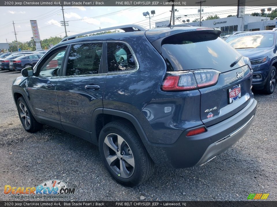 2020 Jeep Cherokee Limited 4x4 Blue Shade Pearl / Black Photo #5