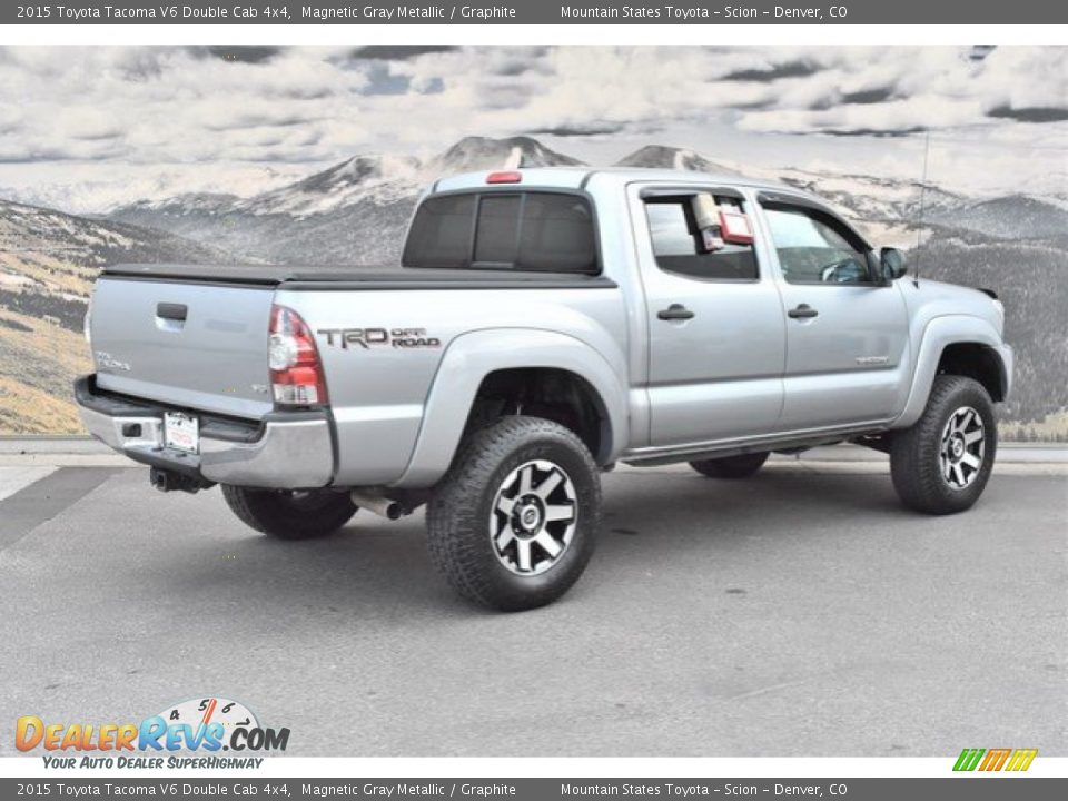 2015 Toyota Tacoma V6 Double Cab 4x4 Magnetic Gray Metallic / Graphite Photo #3