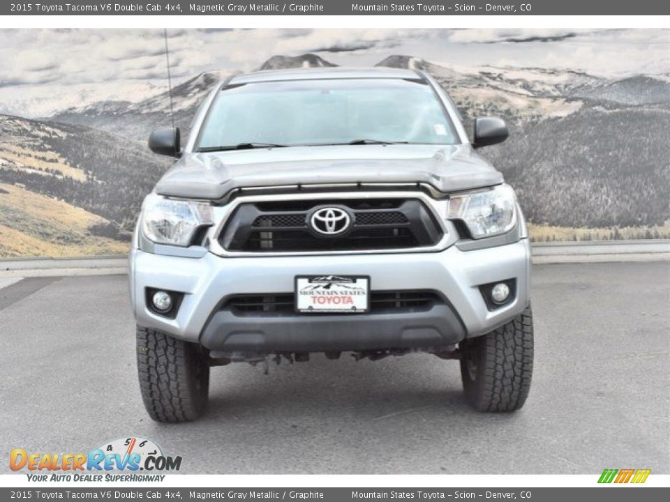 2015 Toyota Tacoma V6 Double Cab 4x4 Magnetic Gray Metallic / Graphite Photo #4