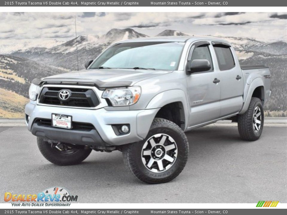 2015 Toyota Tacoma V6 Double Cab 4x4 Magnetic Gray Metallic / Graphite Photo #5