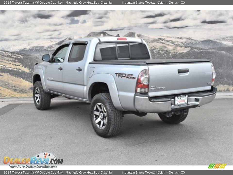 2015 Toyota Tacoma V6 Double Cab 4x4 Magnetic Gray Metallic / Graphite Photo #7