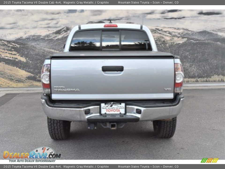 2015 Toyota Tacoma V6 Double Cab 4x4 Magnetic Gray Metallic / Graphite Photo #8