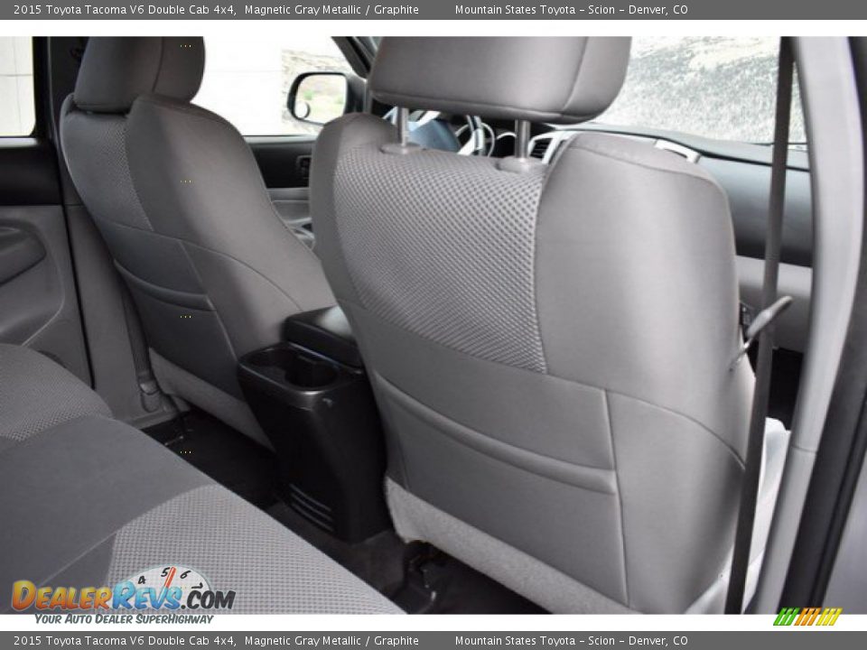 2015 Toyota Tacoma V6 Double Cab 4x4 Magnetic Gray Metallic / Graphite Photo #20