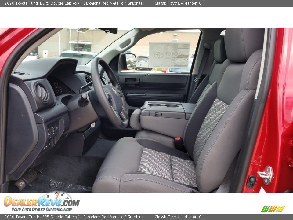 Graphite Interior - 2020 Toyota Tundra SR5 Double Cab 4x4 Photo #2