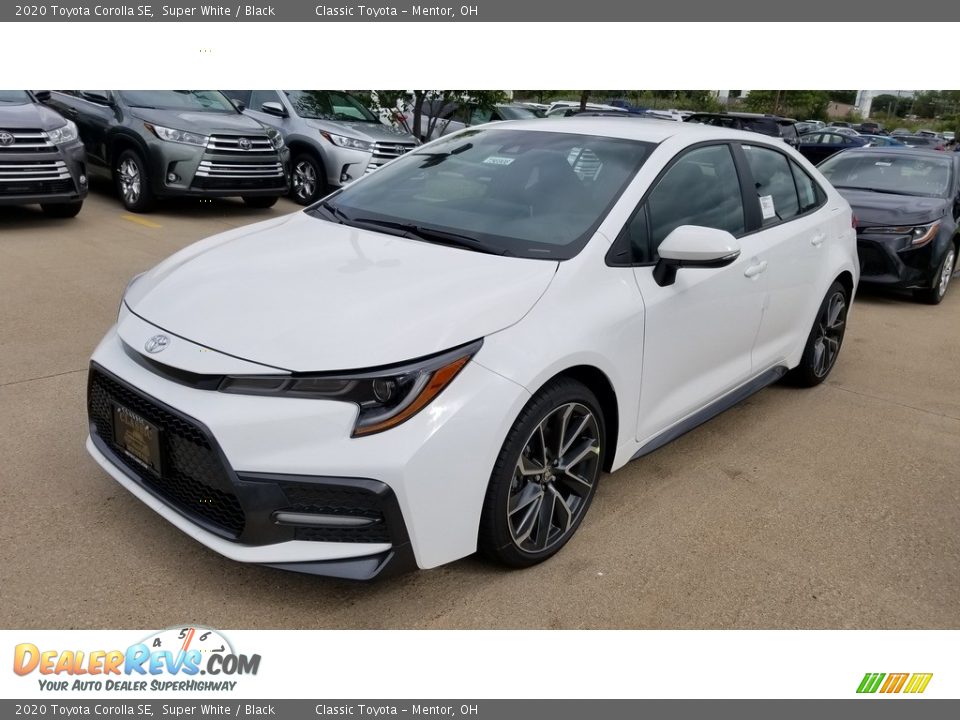 2020 Toyota Corolla SE Super White / Black Photo #1