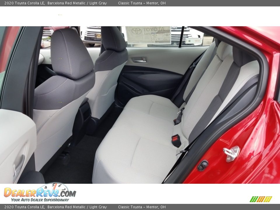 Rear Seat of 2020 Toyota Corolla LE Photo #3