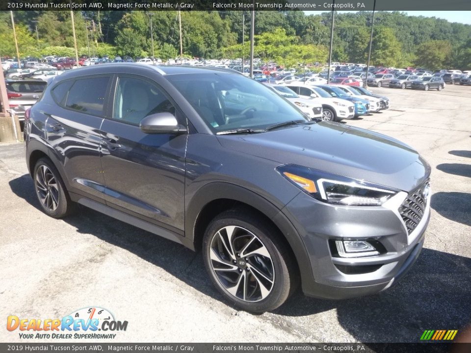 2019 Hyundai Tucson Sport AWD Magnetic Force Metallic / Gray Photo #3