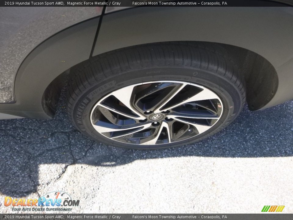2019 Hyundai Tucson Sport AWD Magnetic Force Metallic / Gray Photo #7