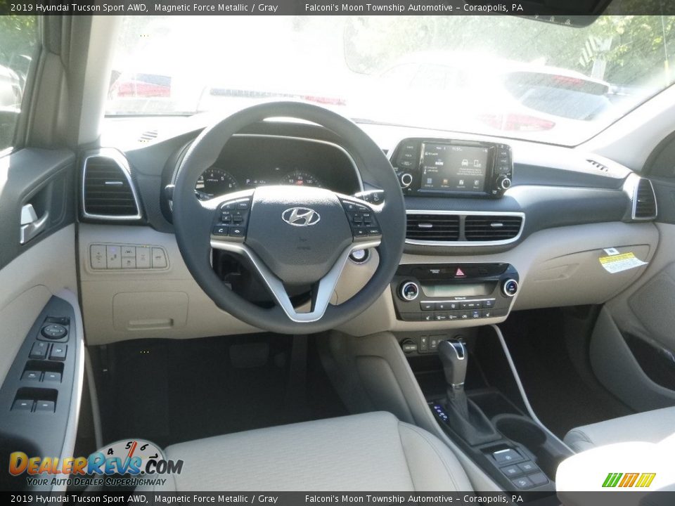 2019 Hyundai Tucson Sport AWD Magnetic Force Metallic / Gray Photo #9