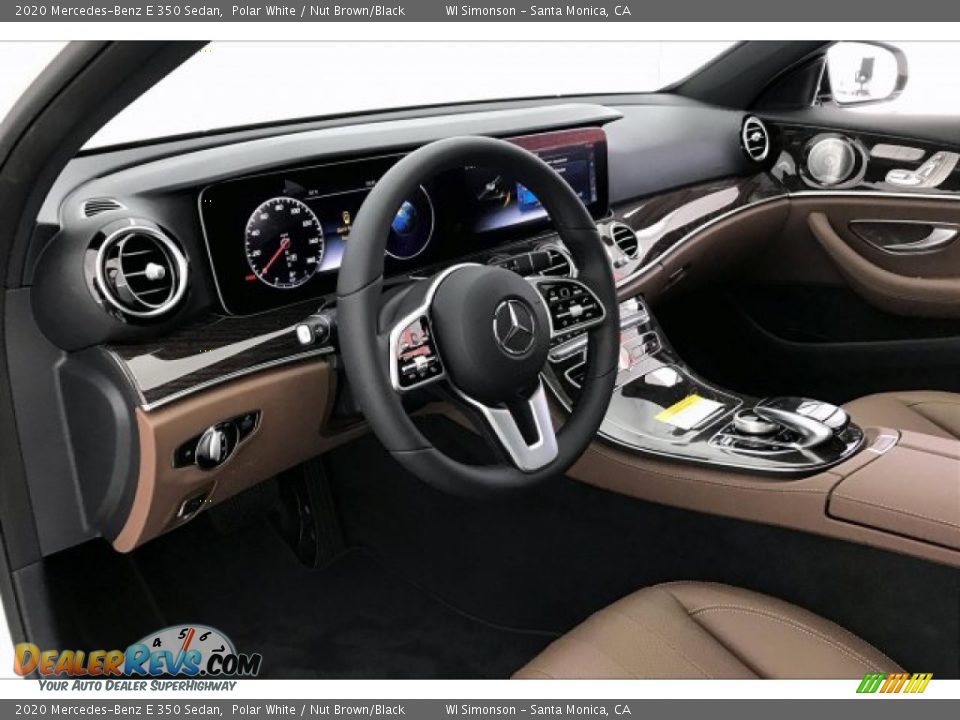 Nut Brown/Black Interior - 2020 Mercedes-Benz E 350 Sedan Photo #4
