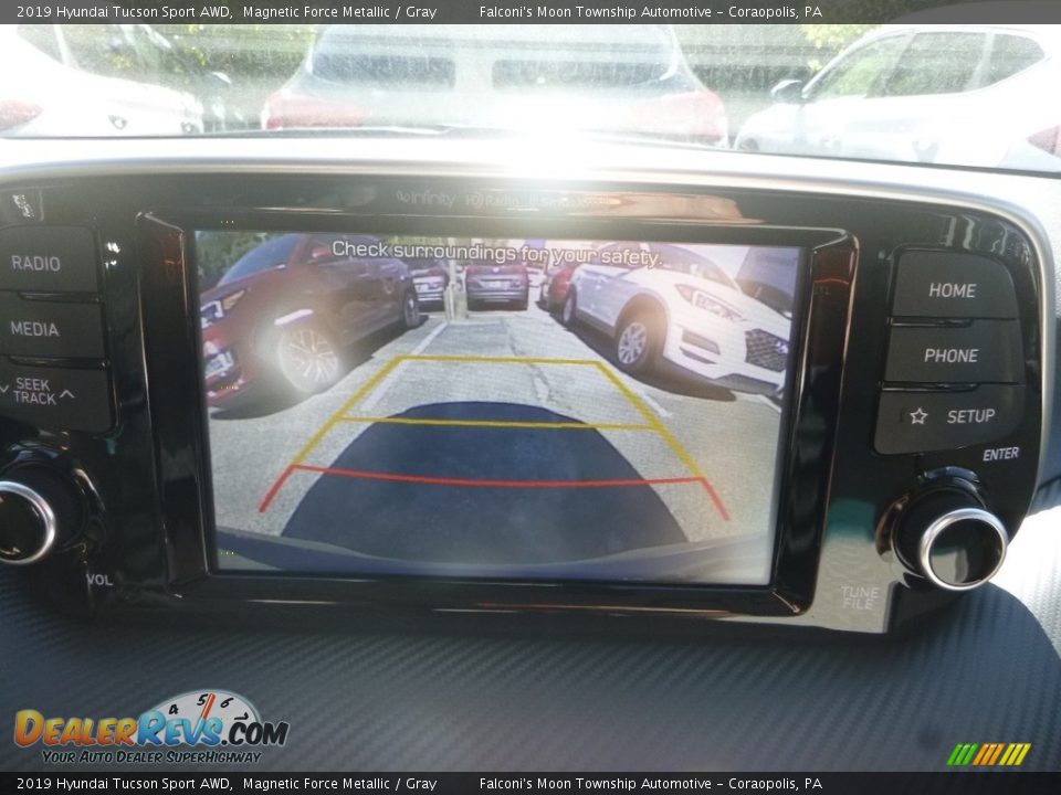 2019 Hyundai Tucson Sport AWD Magnetic Force Metallic / Gray Photo #14