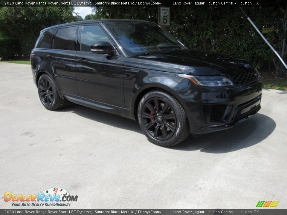 2020 Land Rover Range Rover Sport HSE Dynamic Santorini Black Metallic / Ebony/Ebony Photo #1