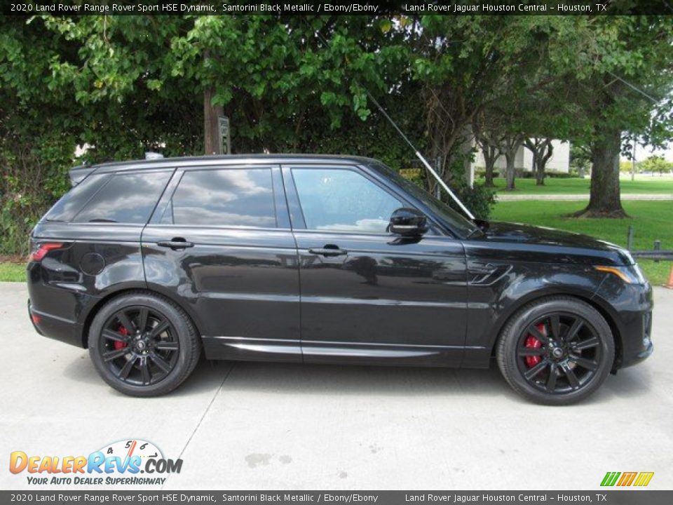 2020 Land Rover Range Rover Sport HSE Dynamic Santorini Black Metallic / Ebony/Ebony Photo #6