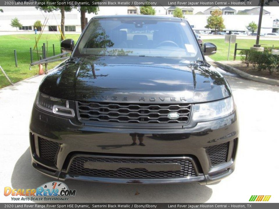 2020 Land Rover Range Rover Sport HSE Dynamic Santorini Black Metallic / Ebony/Ebony Photo #9