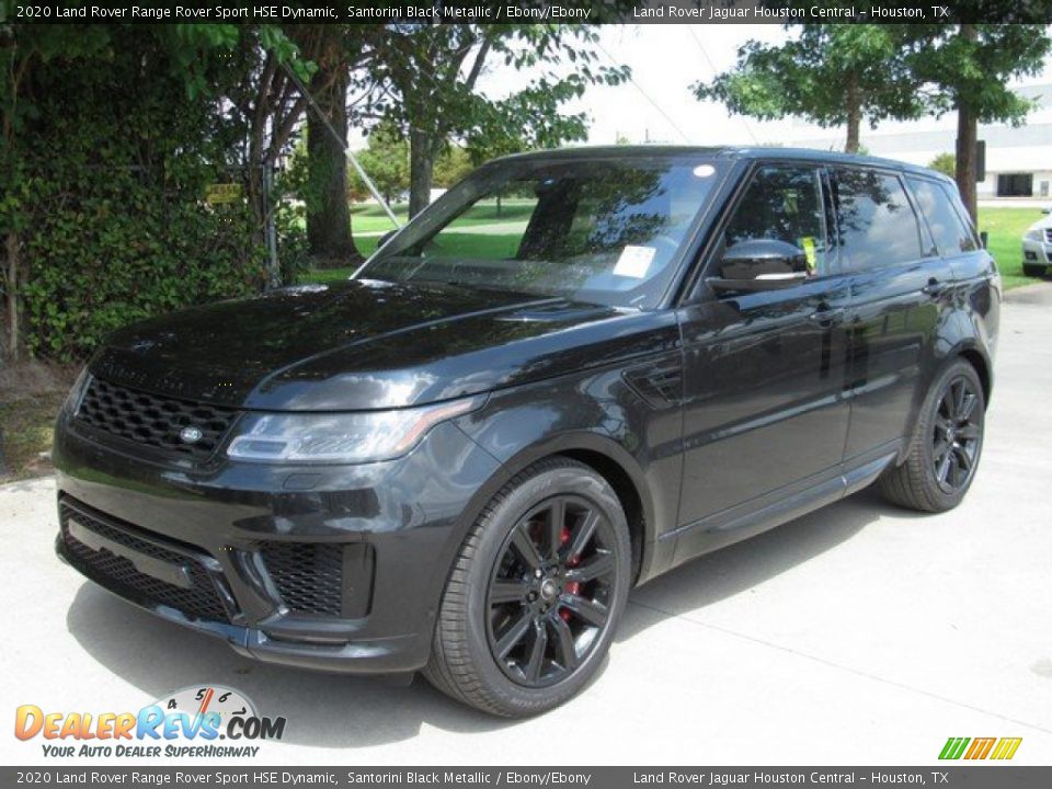 2020 Land Rover Range Rover Sport HSE Dynamic Santorini Black Metallic / Ebony/Ebony Photo #10