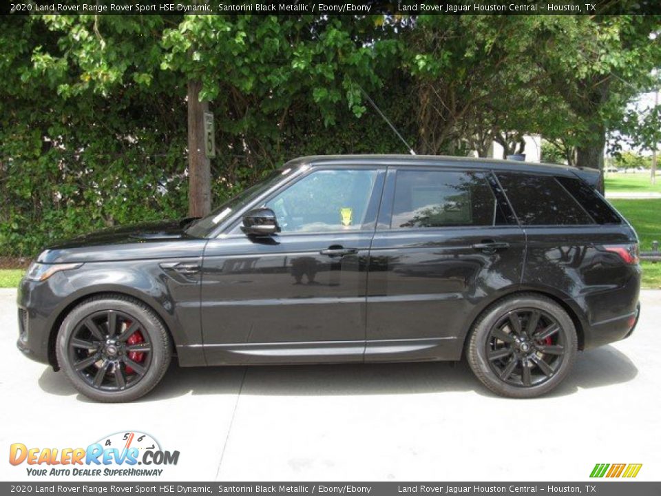 2020 Land Rover Range Rover Sport HSE Dynamic Santorini Black Metallic / Ebony/Ebony Photo #11