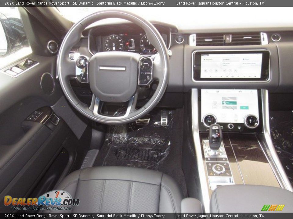2020 Land Rover Range Rover Sport HSE Dynamic Santorini Black Metallic / Ebony/Ebony Photo #14