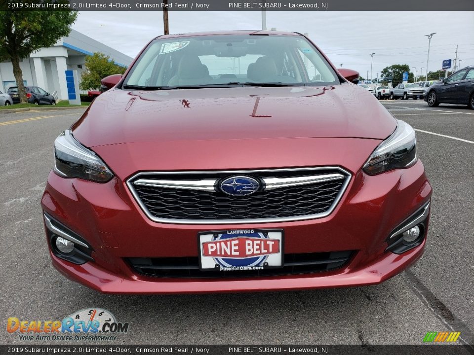 2019 Subaru Impreza 2.0i Limited 4-Door Crimson Red Pearl / Ivory Photo #2