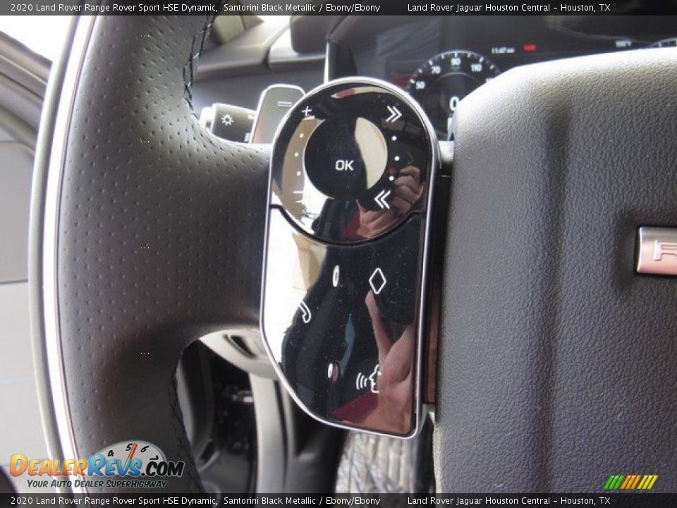 2020 Land Rover Range Rover Sport HSE Dynamic Santorini Black Metallic / Ebony/Ebony Photo #28