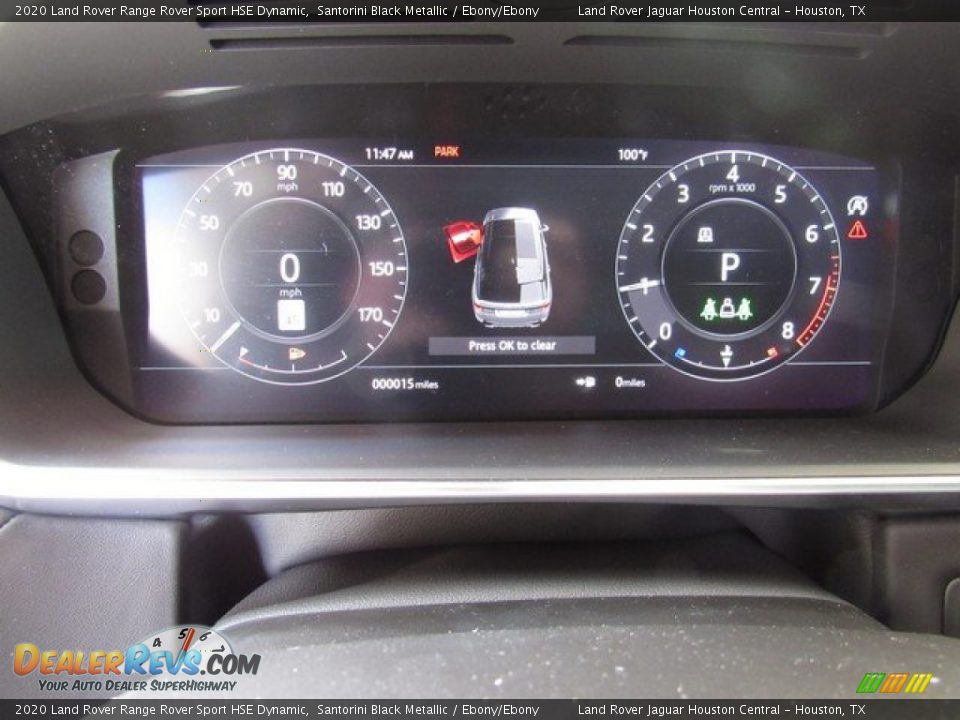 2020 Land Rover Range Rover Sport HSE Dynamic Santorini Black Metallic / Ebony/Ebony Photo #30