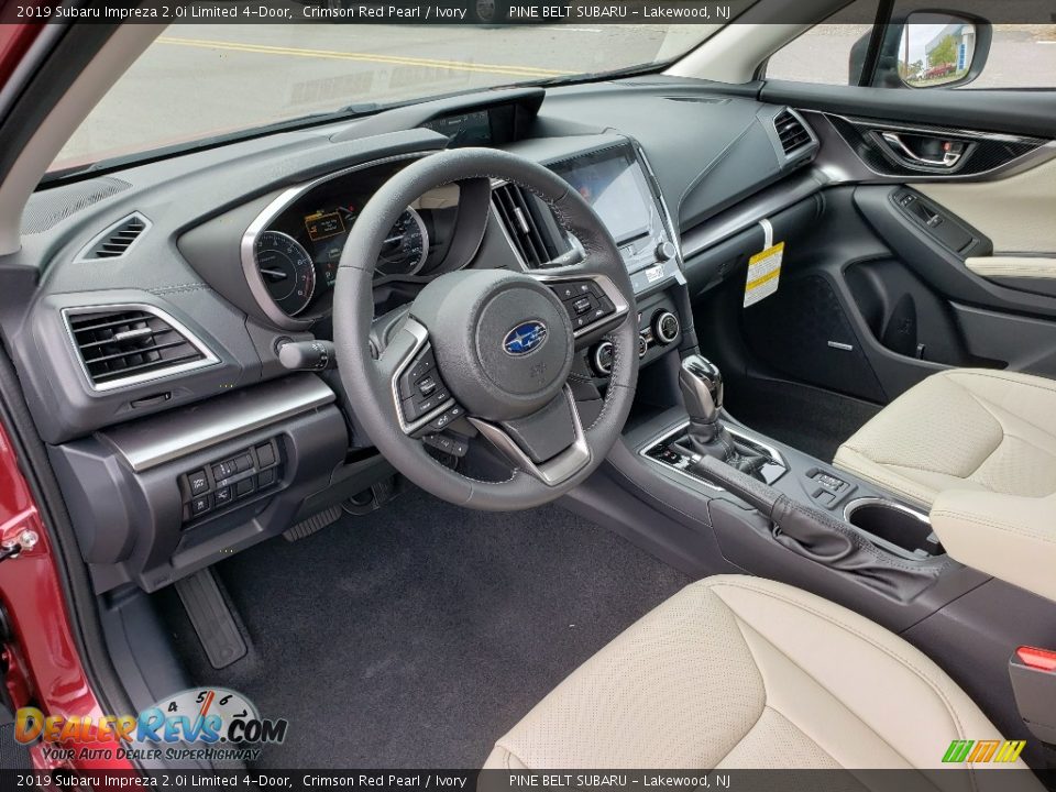 2019 Subaru Impreza 2.0i Limited 4-Door Crimson Red Pearl / Ivory Photo #7