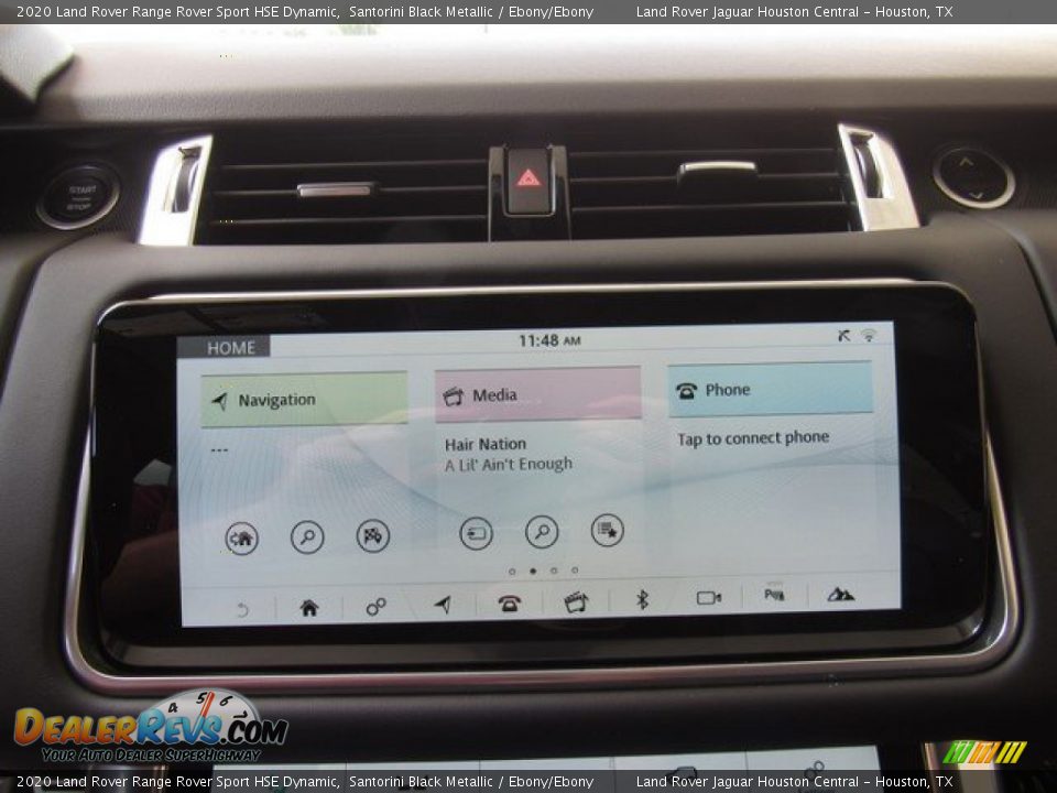2020 Land Rover Range Rover Sport HSE Dynamic Santorini Black Metallic / Ebony/Ebony Photo #31