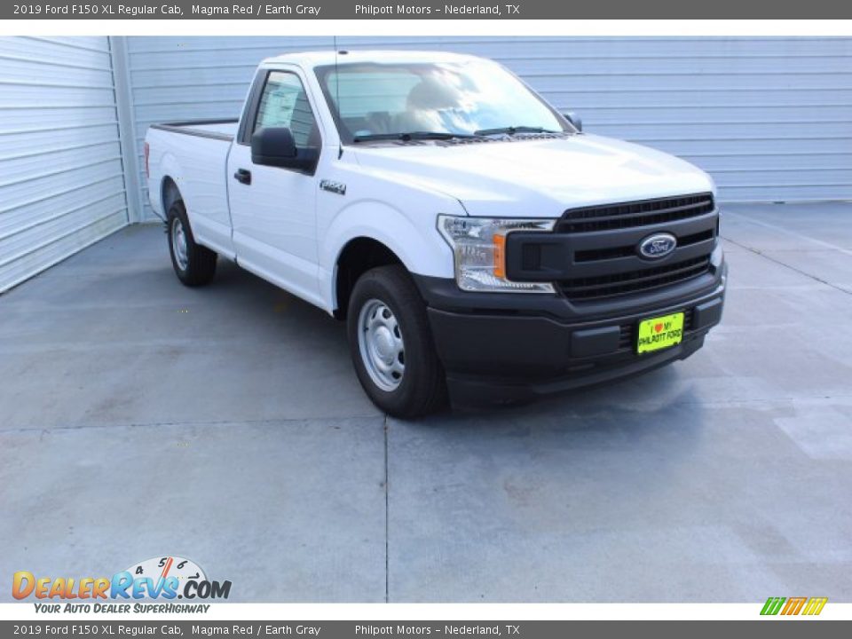 2019 Ford F150 XL Regular Cab Magma Red / Earth Gray Photo #2