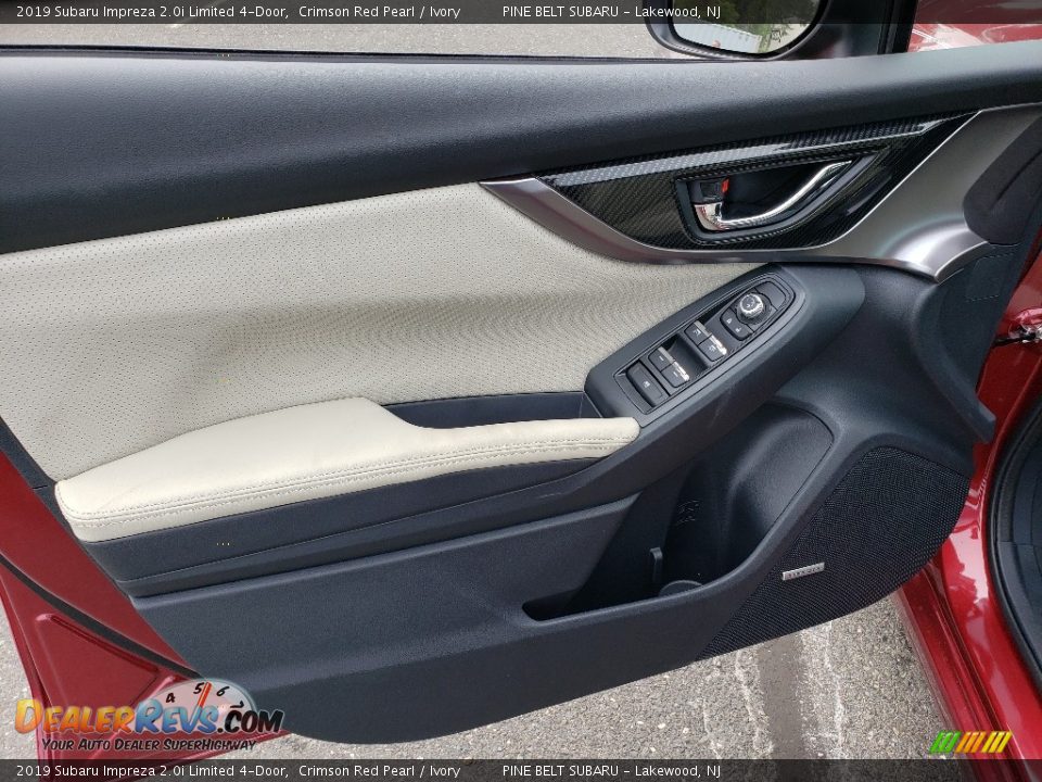 2019 Subaru Impreza 2.0i Limited 4-Door Crimson Red Pearl / Ivory Photo #8