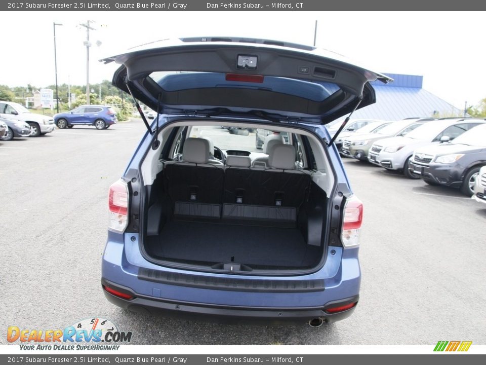 2017 Subaru Forester 2.5i Limited Quartz Blue Pearl / Gray Photo #14