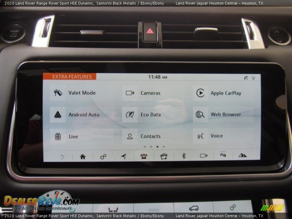 2020 Land Rover Range Rover Sport HSE Dynamic Santorini Black Metallic / Ebony/Ebony Photo #32