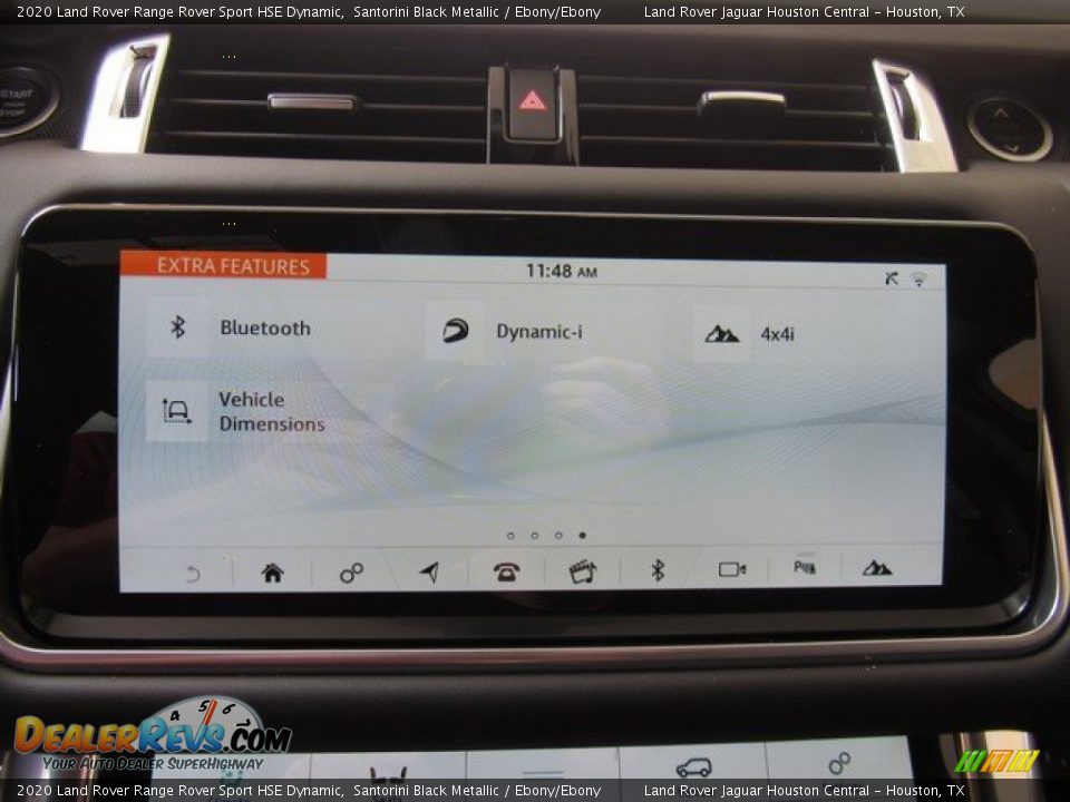 2020 Land Rover Range Rover Sport HSE Dynamic Santorini Black Metallic / Ebony/Ebony Photo #33