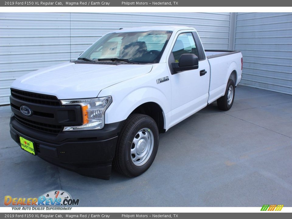 2019 Ford F150 XL Regular Cab Magma Red / Earth Gray Photo #4