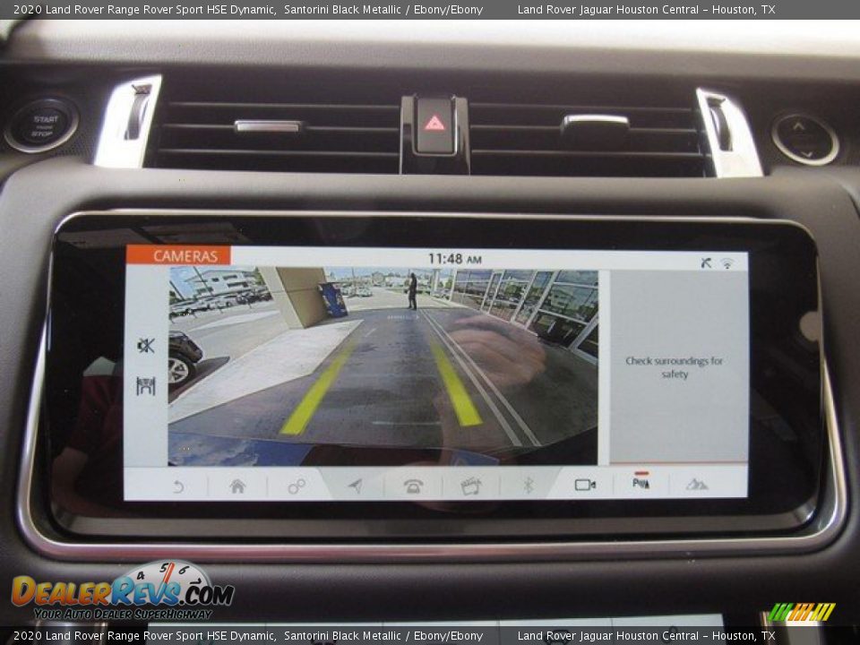 2020 Land Rover Range Rover Sport HSE Dynamic Santorini Black Metallic / Ebony/Ebony Photo #35