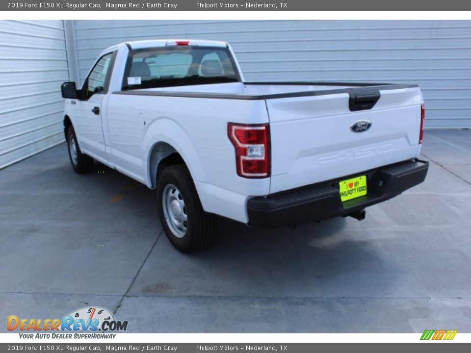 2019 Ford F150 XL Regular Cab Magma Red / Earth Gray Photo #6