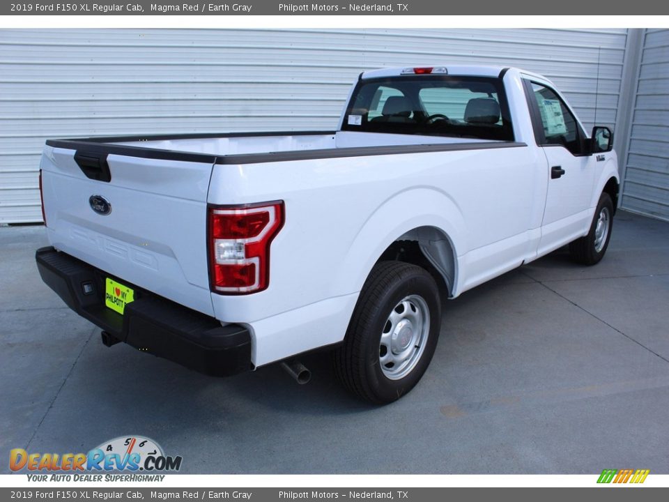 2019 Ford F150 XL Regular Cab Magma Red / Earth Gray Photo #8