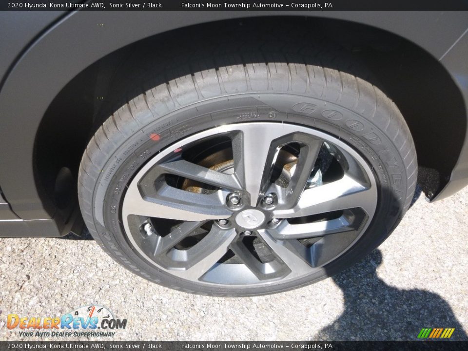 2020 Hyundai Kona Ultimate AWD Sonic Silver / Black Photo #7