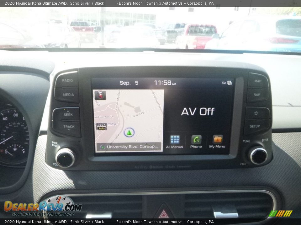 Navigation of 2020 Hyundai Kona Ultimate AWD Photo #14