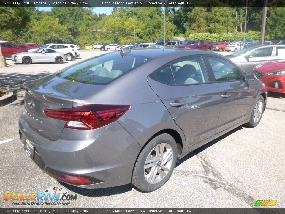 2020 Hyundai Elantra SEL Machine Gray / Gray Photo #2