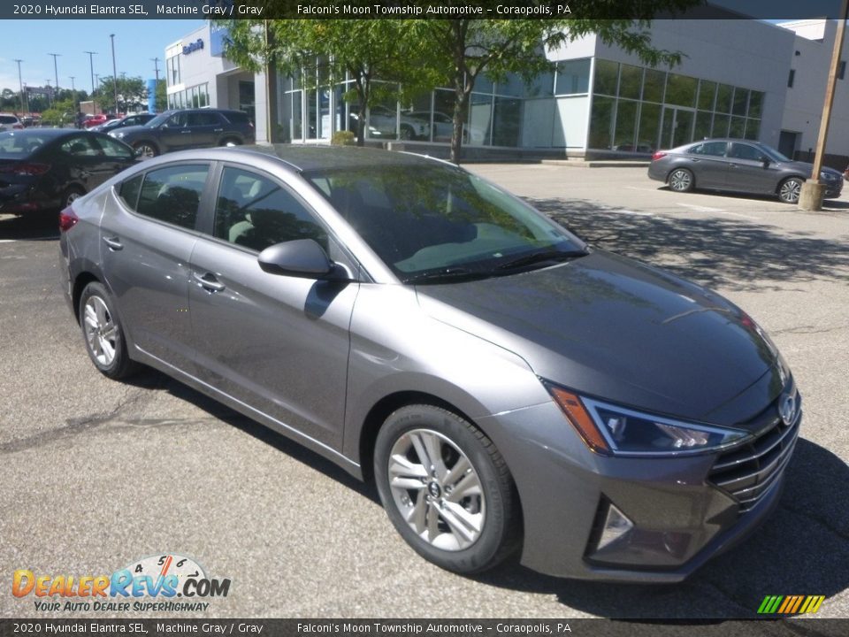 2020 Hyundai Elantra SEL Machine Gray / Gray Photo #3